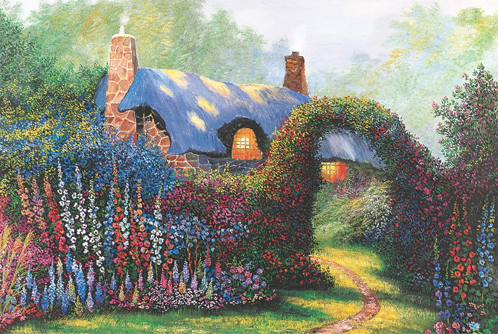 Floral Arch - 1000pc Jigsaw Puzzle by Tomax
