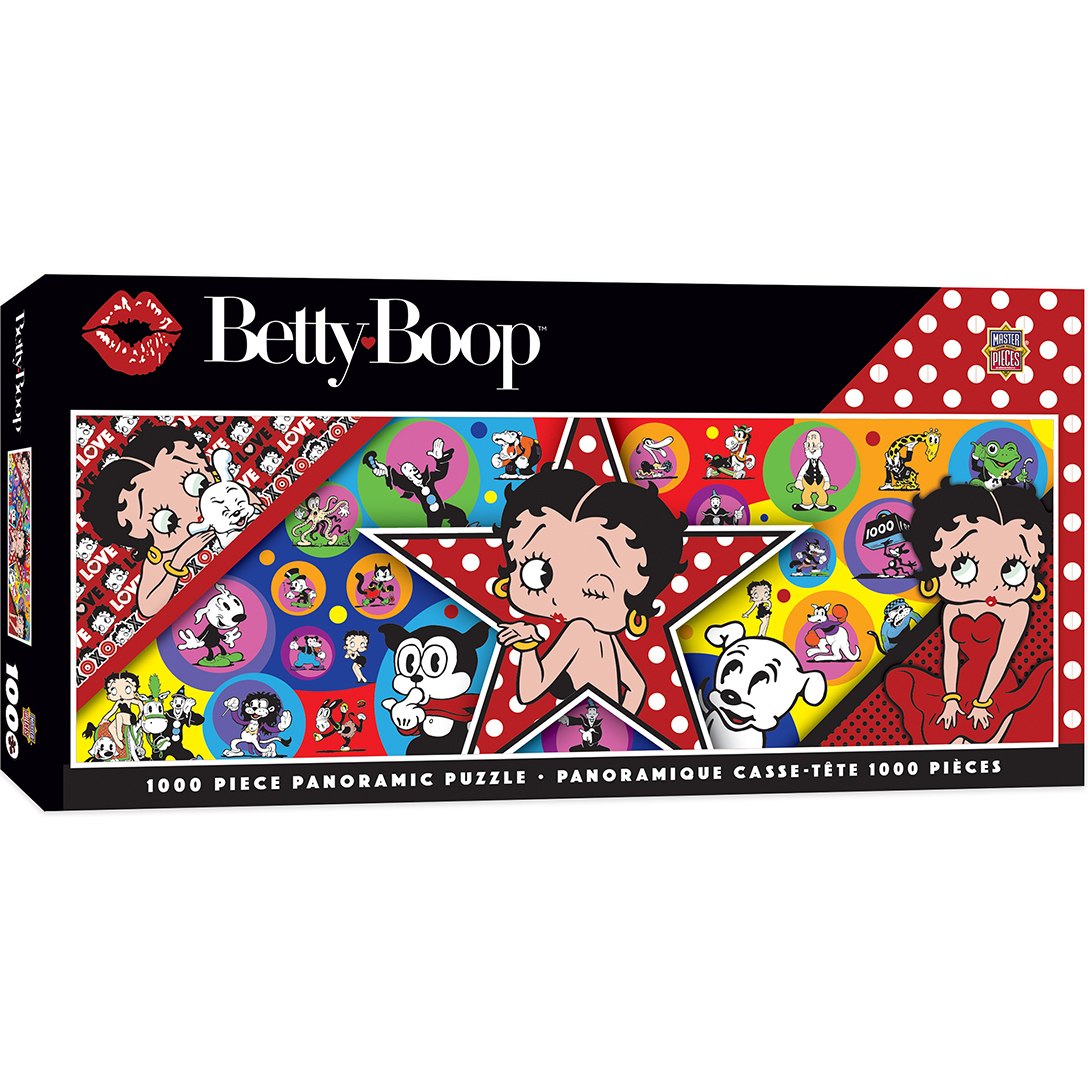 Betty Boop - 1000pc Panoramic Jigsaw Puzzle by Masterpieces  			  					NEW - image 1