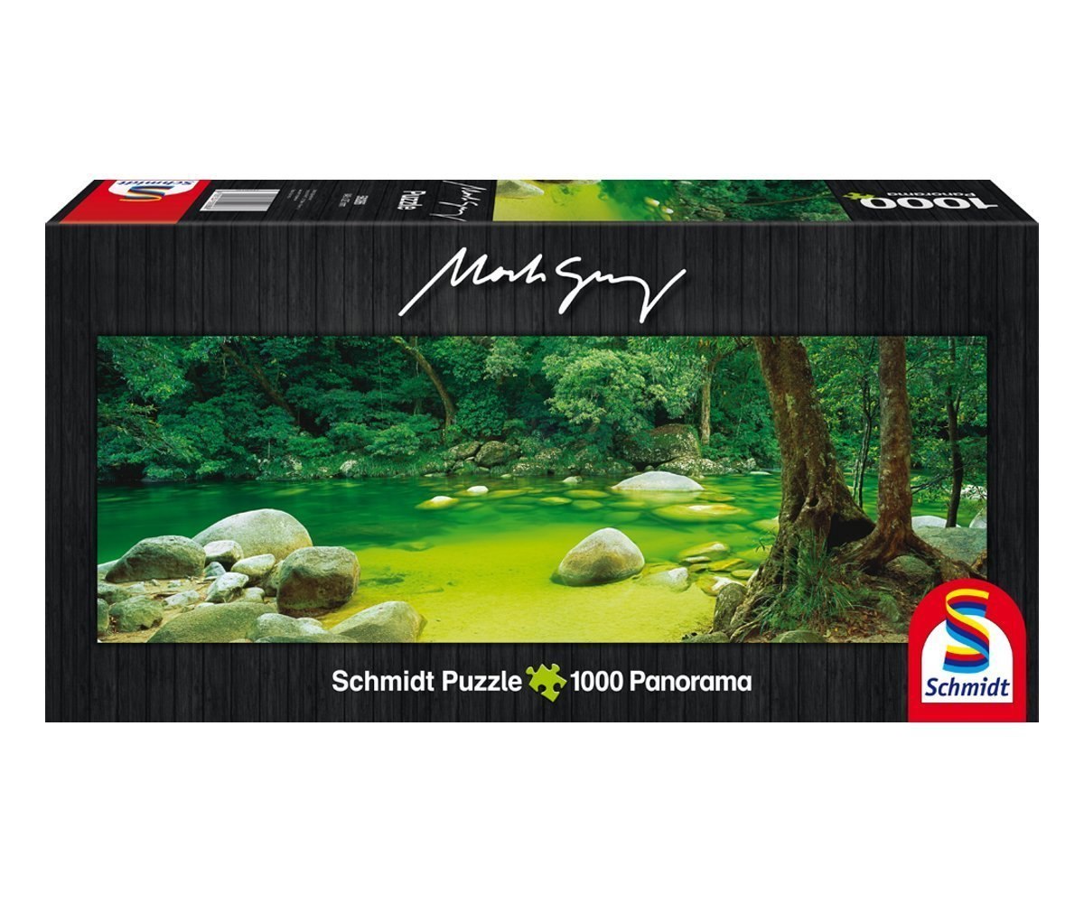 Mossman Gorge  - 1000pc Panoramic Jigsaw Puzzle by Schmidt - image 1