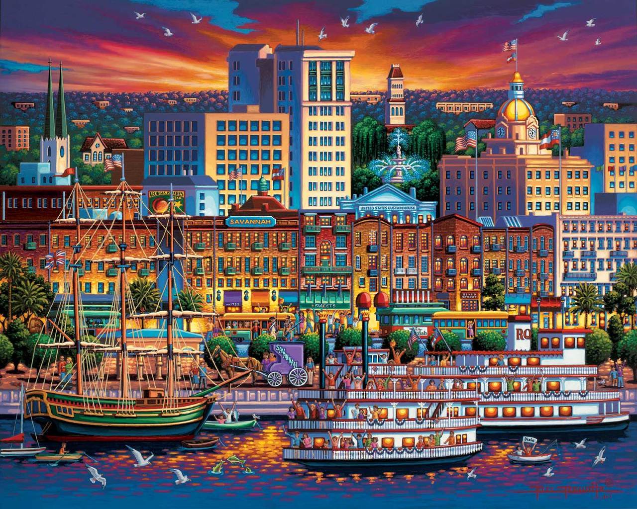 Savannah - 500pc Jigsaw Puzzle by Dowdle  			  					NEW - image main