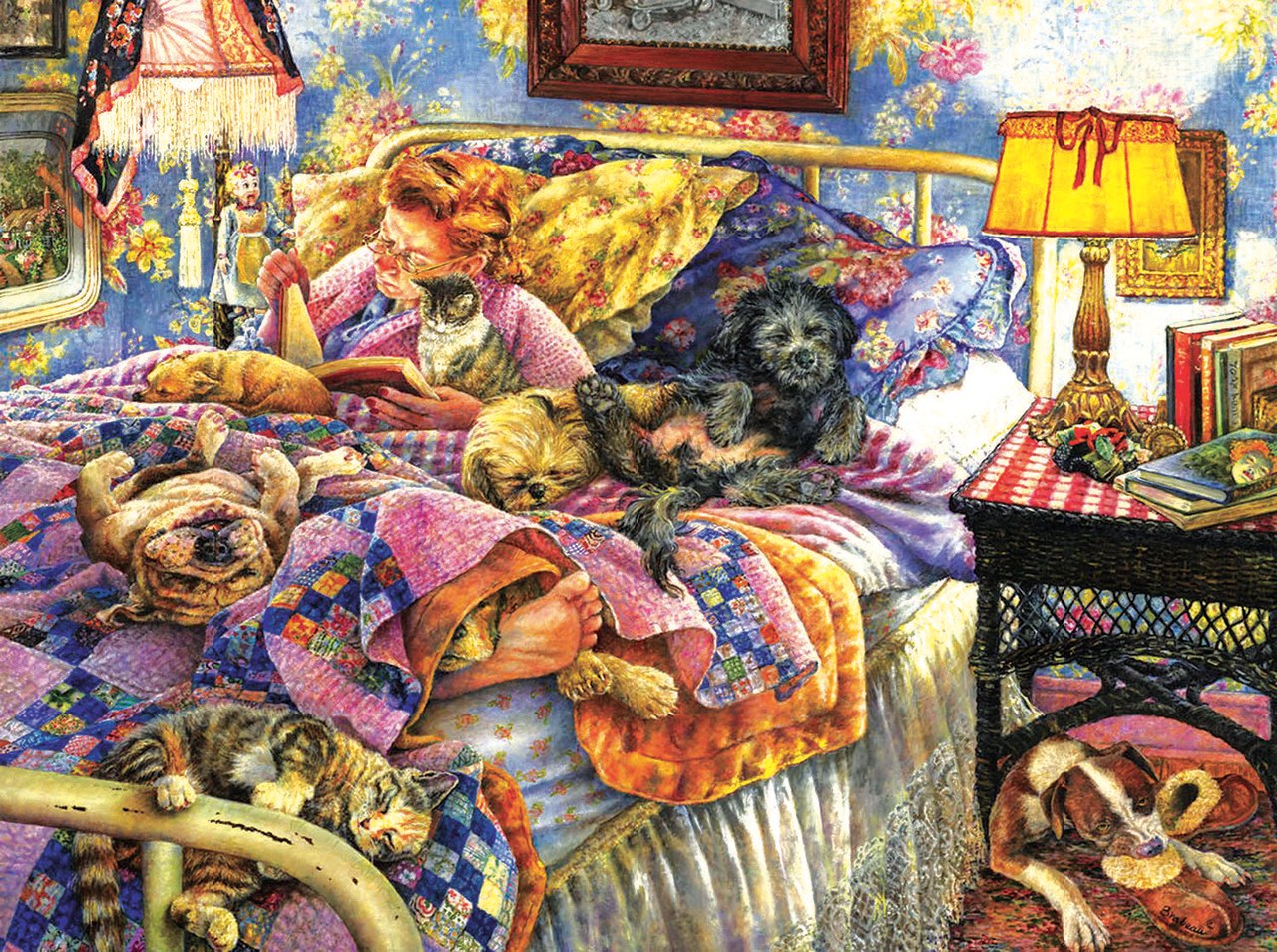 Pet Bed - 1000pc Jigsaw Puzzle by Sunsout  			  					NEW