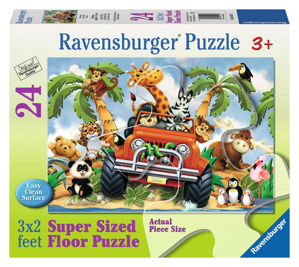 4-Wheeling - 24pc Floor Puzzle By Ravensburger - image 1