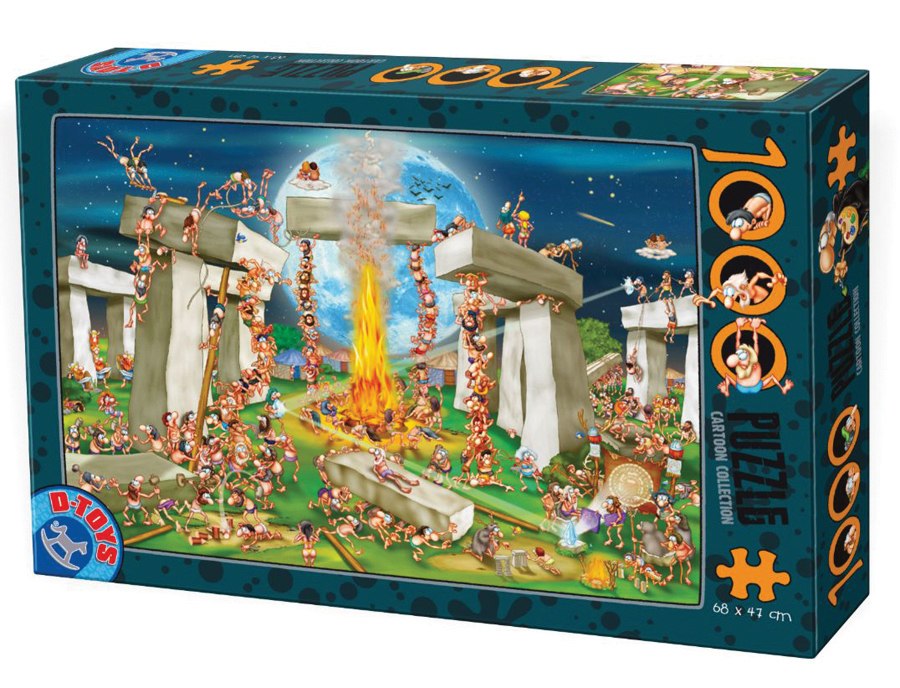 Building Stonehenge - 1000pc Jigsaw Puzzle by D-Toys