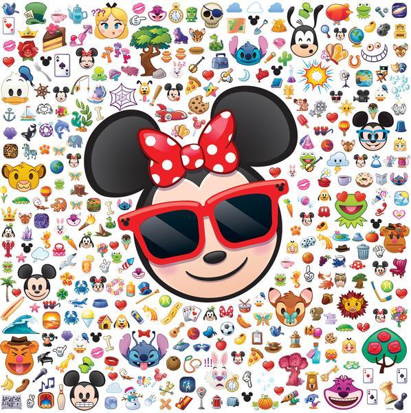 Disney Emoji: Emoji Minnie - 300pc Jigsaw Puzzle by Ceaco  			  					NEW - image 2