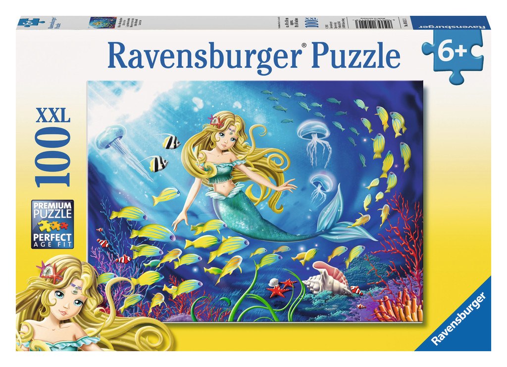 Little Mermaid  - 100pc Jigsaw Puzzle by Ravensburger - image 1