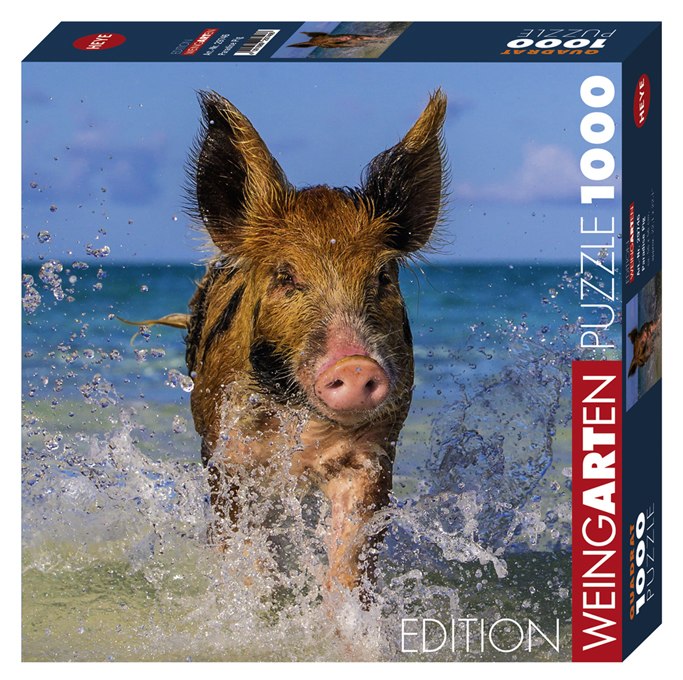 Paradise Pig - 1000pc Jigsaw Puzzle By Heye  			  					NEW - image 1