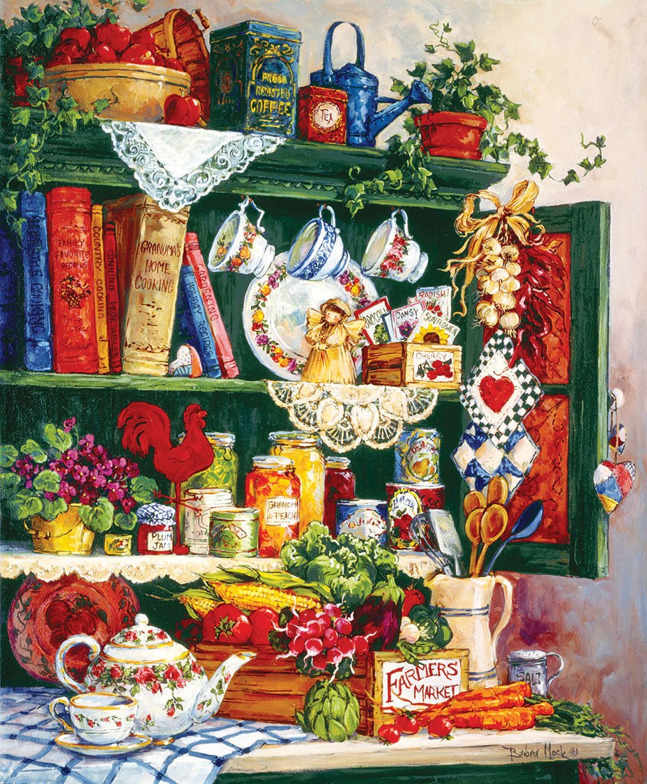 Grandma's Cupboard - 1000pc Jigsaw Puzzle by SunsOut