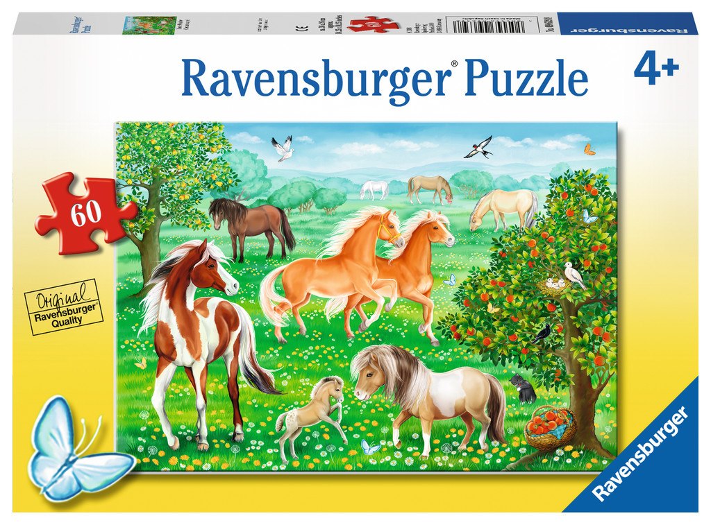 Mustang Meadow - 60pc Jigsaw Puzzle By Ravensburger  			  					NEW - image main