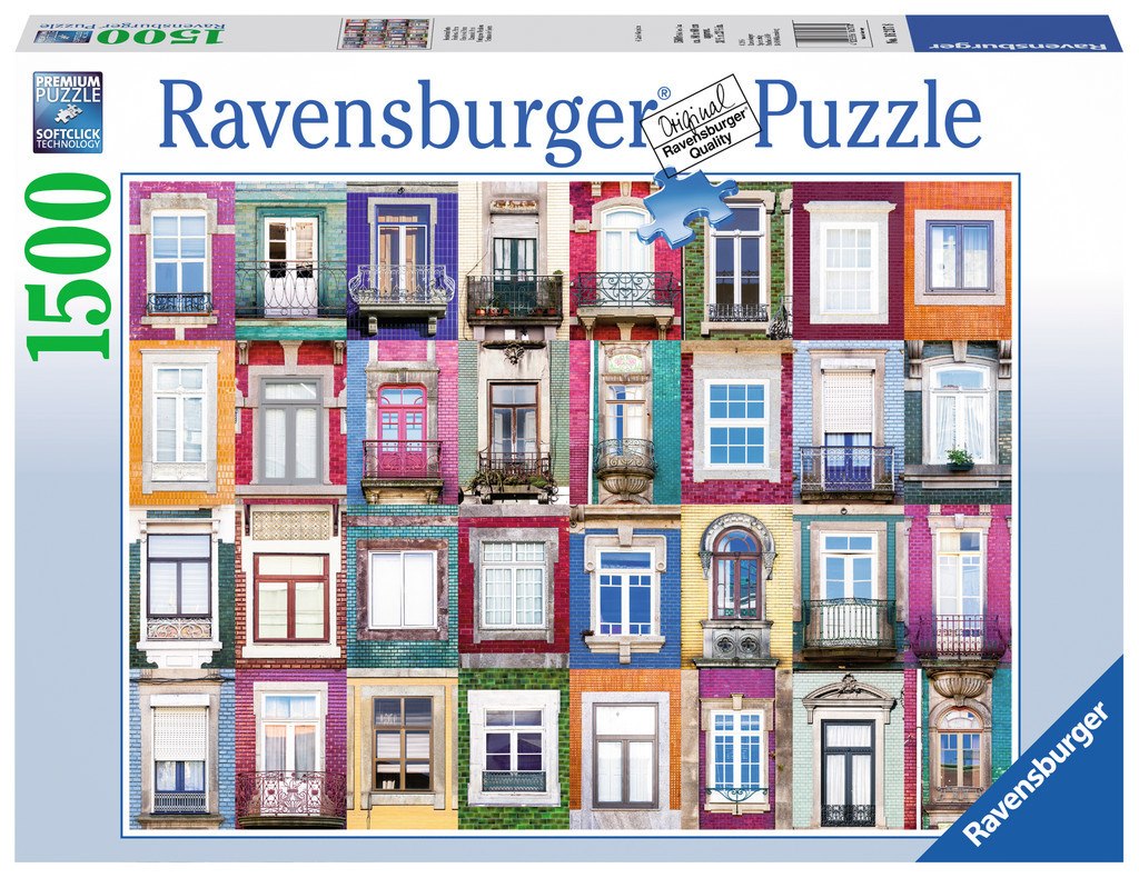 Portuguese Windows - 1500pc Jigsaw Puzzle By Ravensburger  			  					NEW - image 1