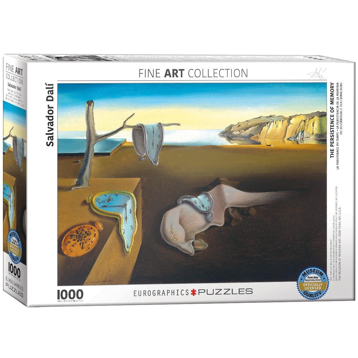 Dali: The Persistence of Memory - 1000pc Jigsaw Puzzle by Eurographics  			  					NEW - image 3