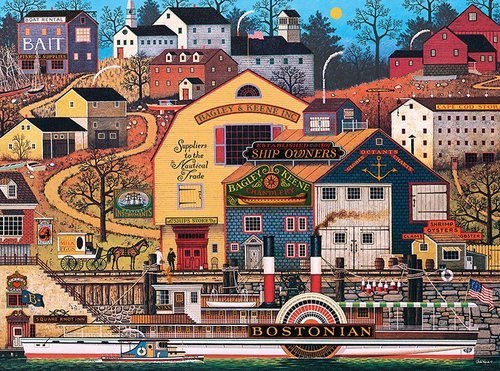 The Bostonian - 1000pc Jigsaw Puzzle by Buffalo Games - image main