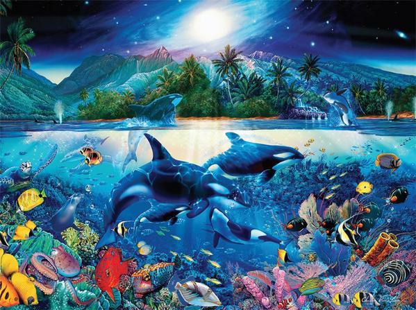 Christian Riese Lassen: Majestic Kingdom - 1000pc Jigsaw Puzzle by Ceaco  			  					NEW