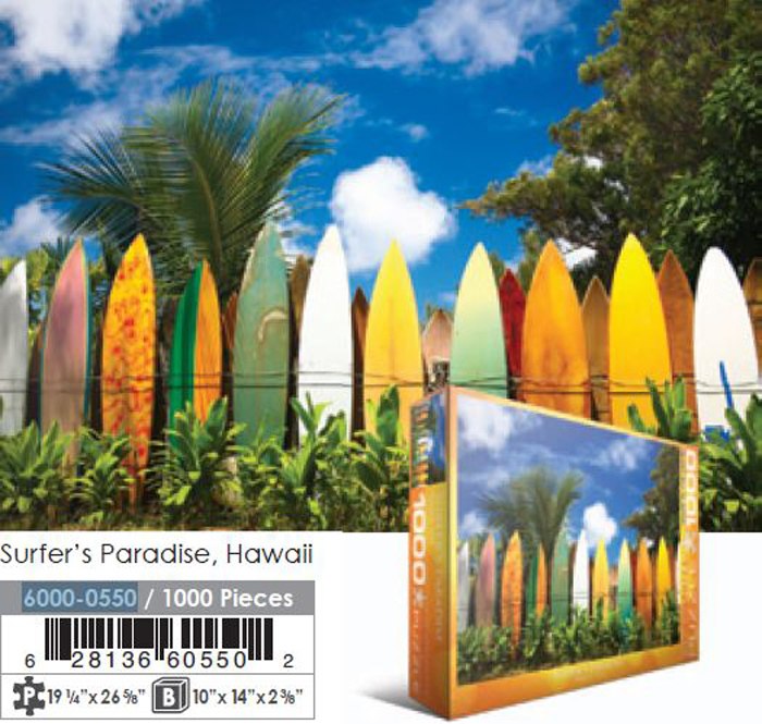 Surfer's Paradise, HI - 1000pc Jigsaw Puzzle by Eurographics - image main