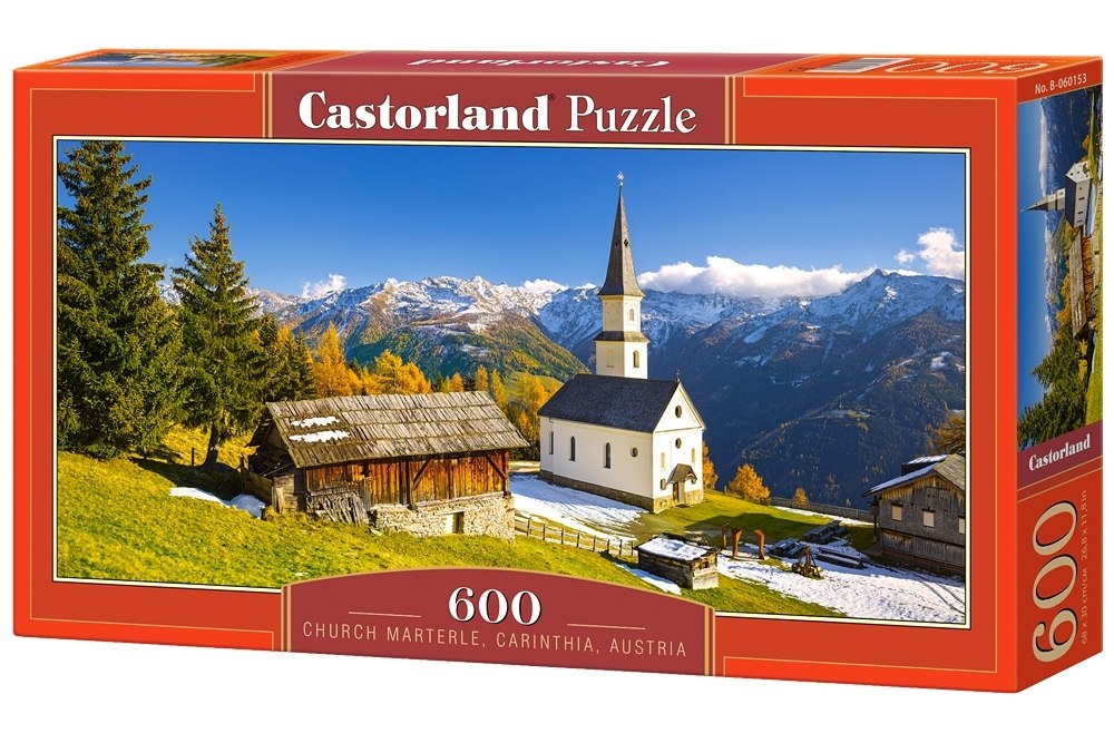 Church Marterle, Carinthia, Austria - 600pc Jigsaw Puzzle By Castorland  			  					NEW - image 1