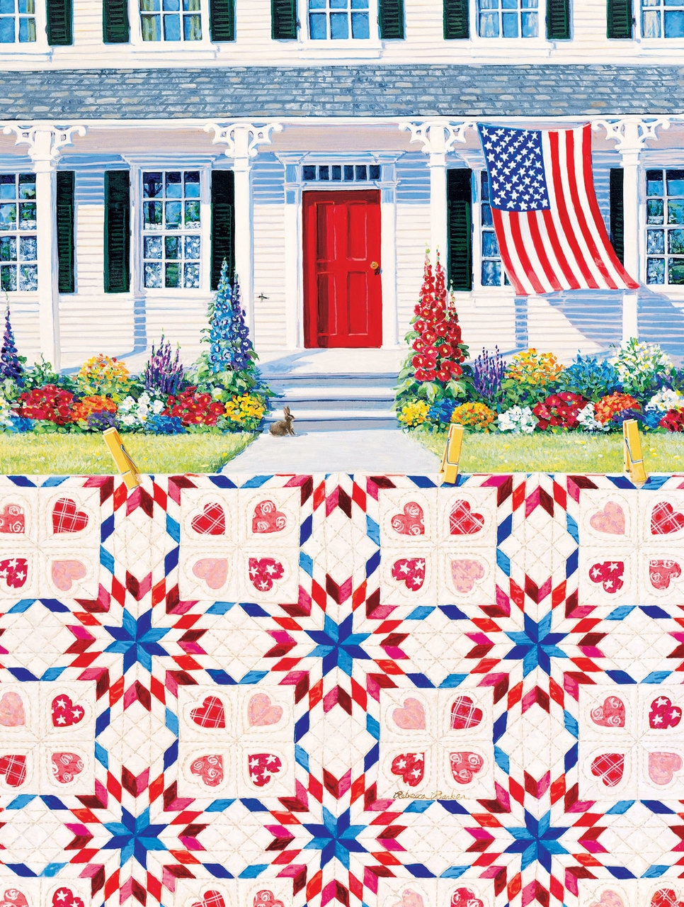 Red, White and Blue - 500pc Jigsaw Puzzle by SunsOut