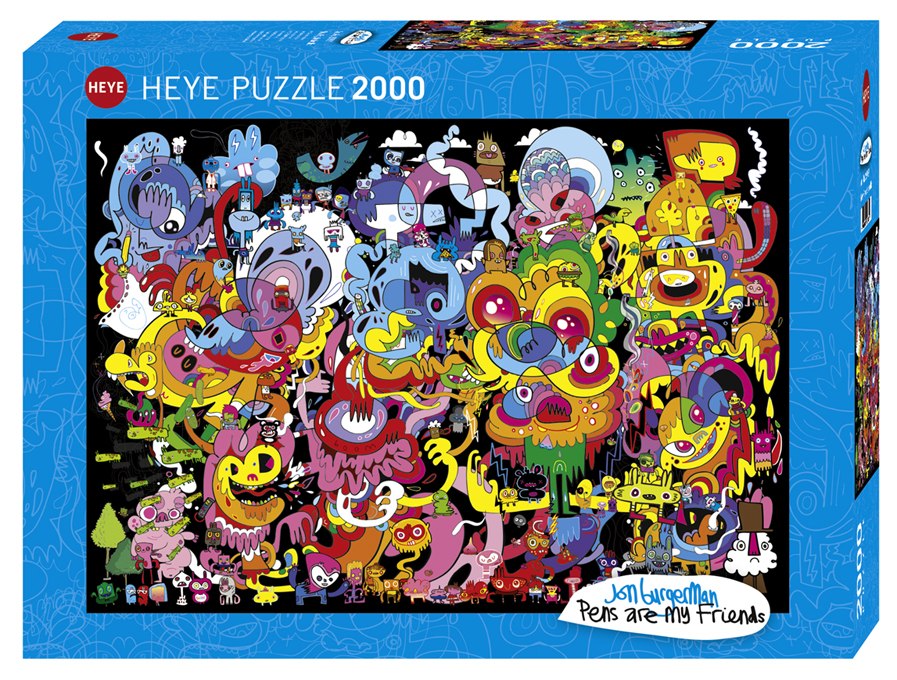 New Psychedoodlic - 2000pc Jigsaw Puzzle By Heye  			  					NEW - image 1