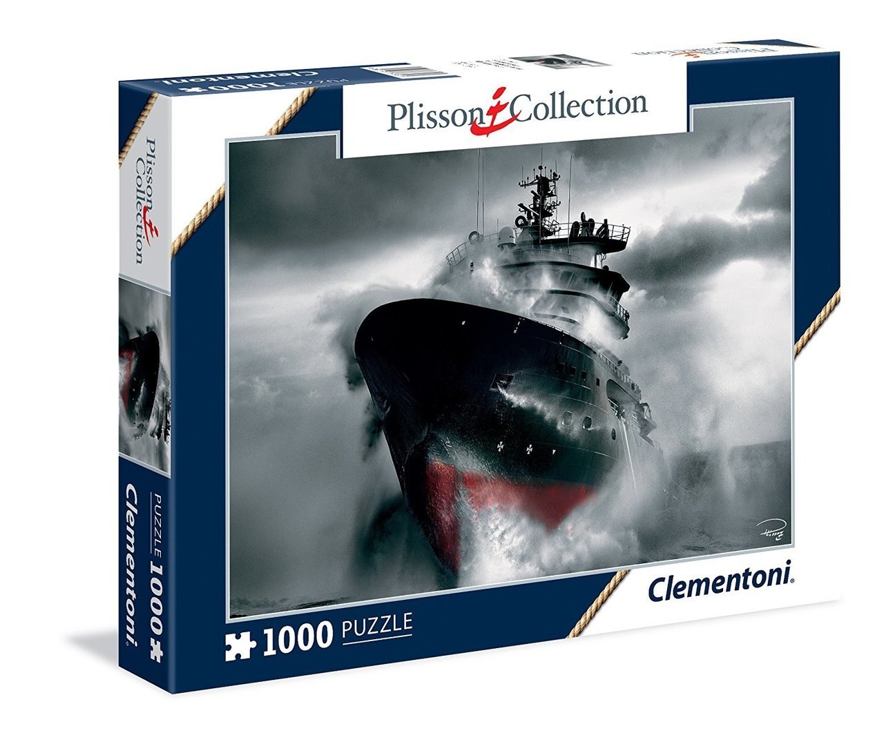 Plisson: Rescue at Sea - 1000pc Jigsaw Puzzle by Clementoni - image 1