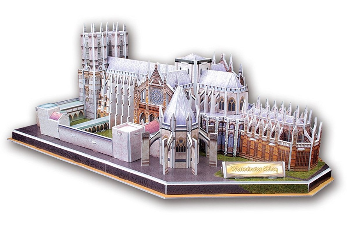 Westminster Abbey w/ Booklet - 145pc 3D Jigsaw Puzzle by Daron  			  					NEW - image 2