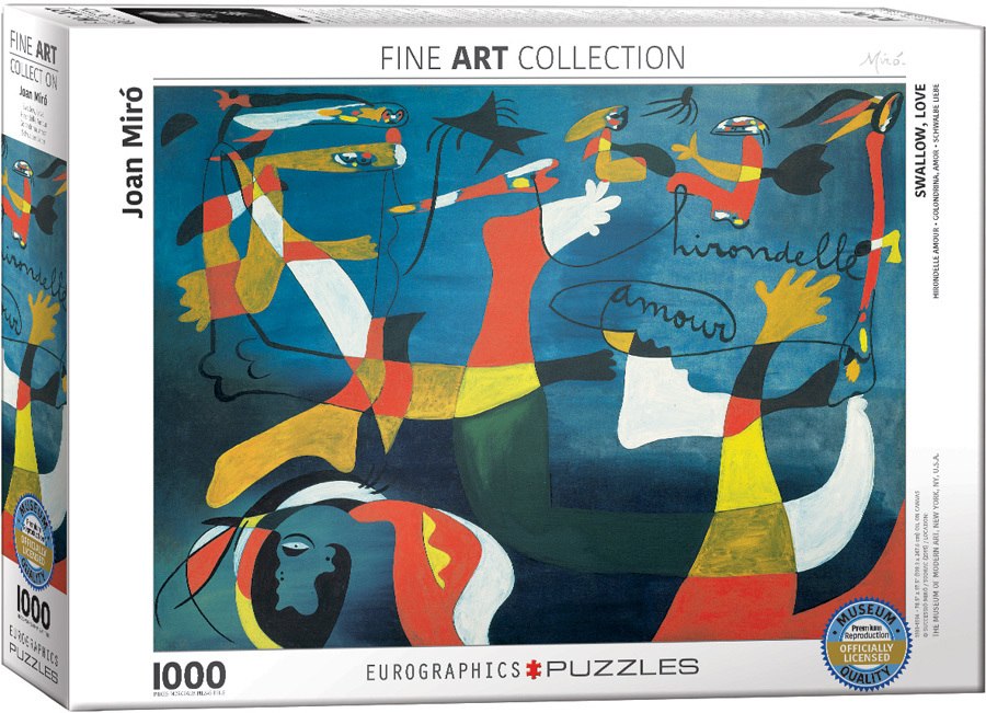 Joan Miro: Swallow, Love - 1000pc Jigsaw Puzzle by Eurographics