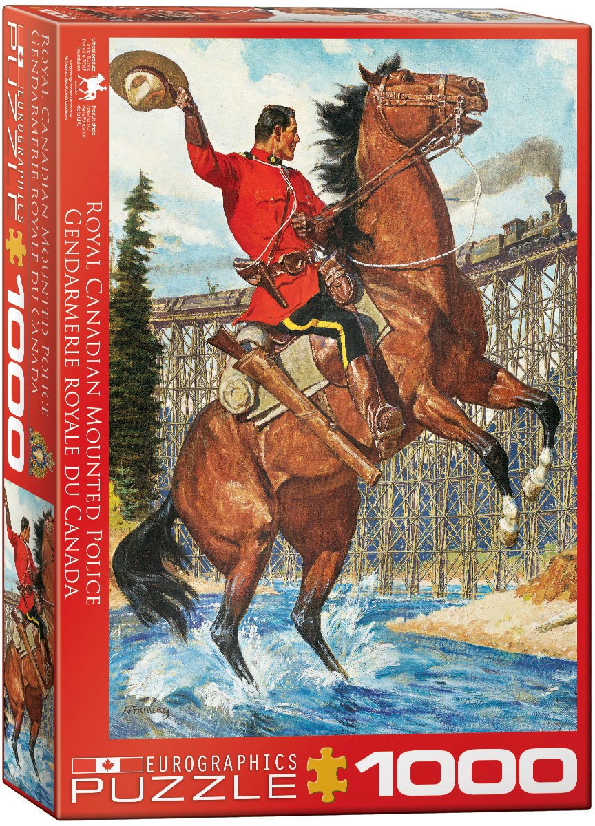 RCMP Train Salute  - 1000pc Jigsaw Puzzle by EuroGraphics