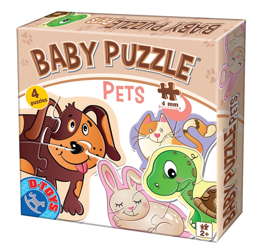 Pets - Baby Jigsaw Puzzle by D-Toys