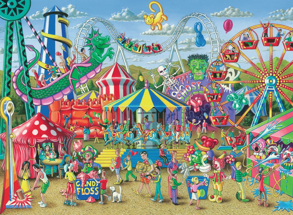 Fun at the Carnival - 300pc Jigsaw Puzzle By Ravensburger