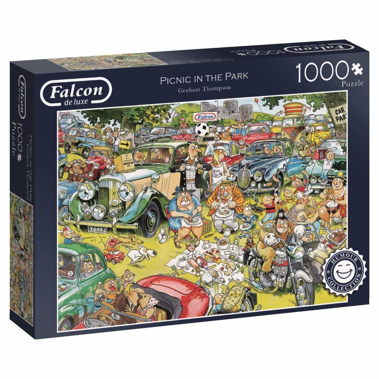 Graham Thompson: Picnic in the Park - 1000pc Jigsaw Puzzle By Falcon  			  					NEW - image 1