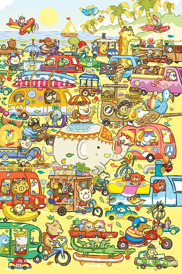 Traffic Jam - 60pc Kids Puzzle by Cobble Hill