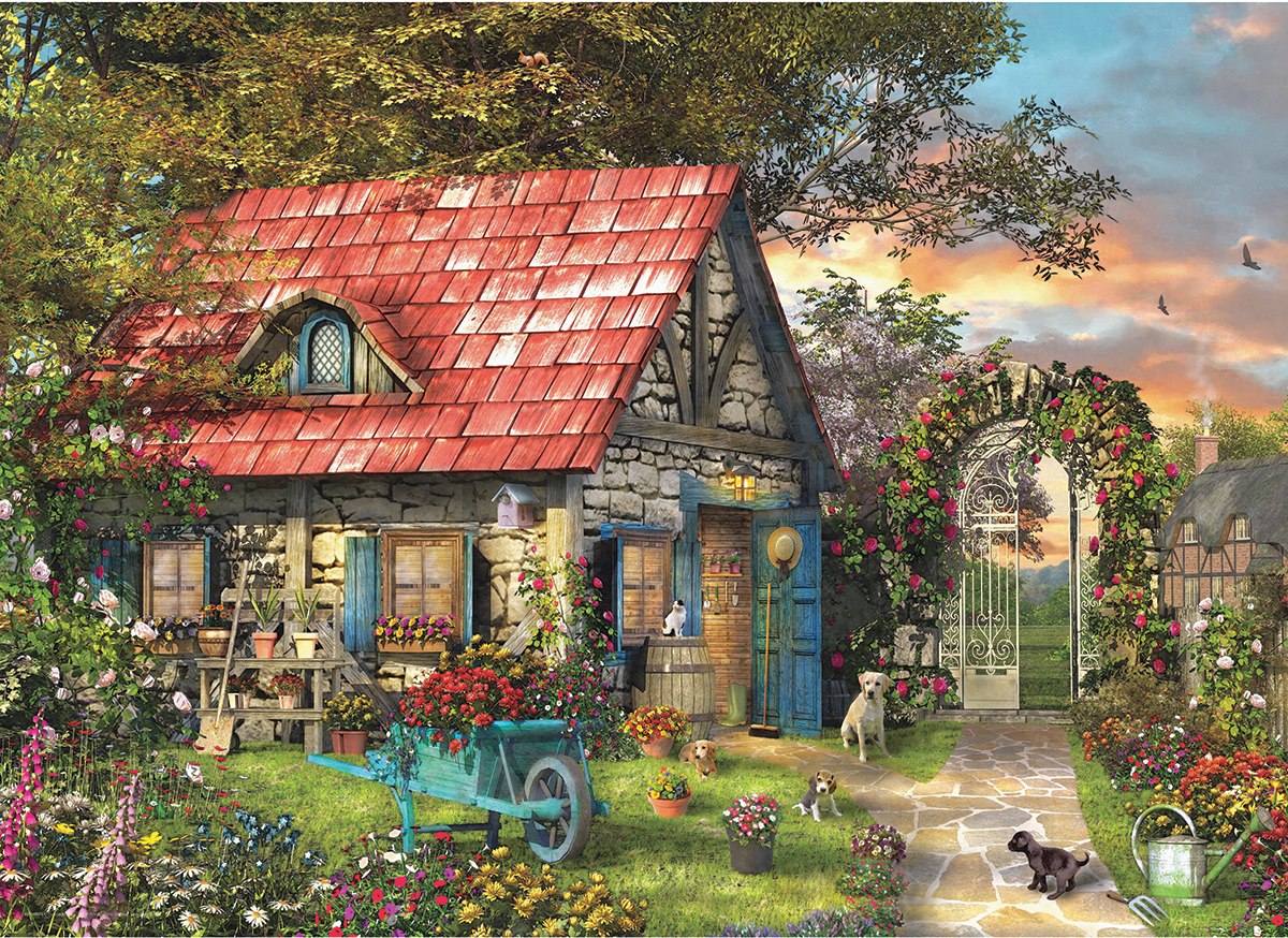 Dominic Davison: The Country Shed - 300pc Jigsaw Puzzle by Eurographics