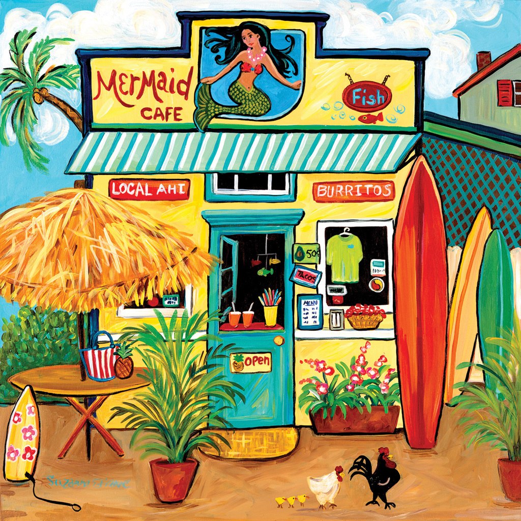 Mermaid Cafe - 500pc Jigsaw Puzzle by Sunsout