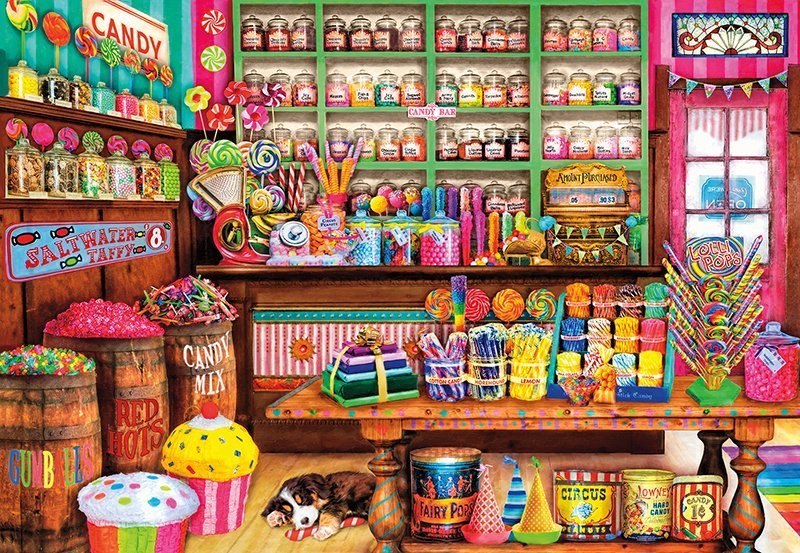 Sweet Shop - 2000pc Jigsaw Puzzle by Buffalo Games