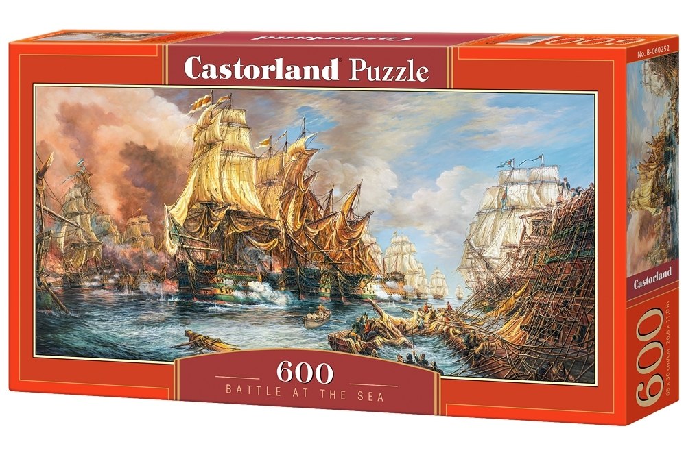 Battle at the Sea - 600pc Jigsaw Puzzle By Castorland  			  					NEW - image 1