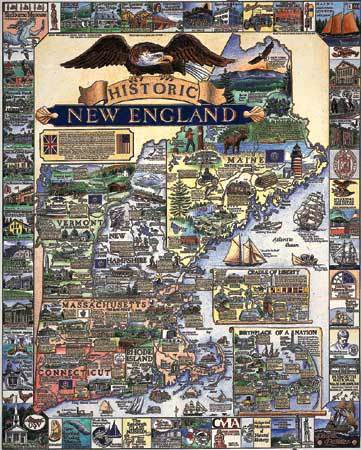 Historic New England - 1000pc Jigsaw Puzzle By White Mountain