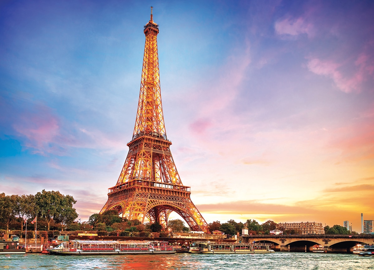 Paris La Tour Eiffel - 1000pc Jigsaw Puzzle by Eurographics