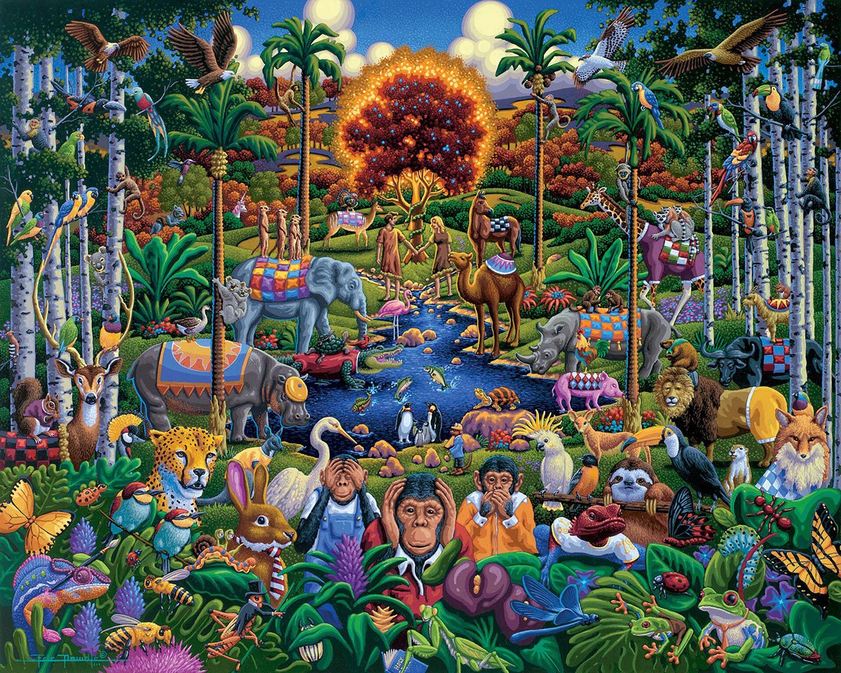 Animals of Eden - 500pc Jigsaw Puzzle by Dowdle  			  					NEW