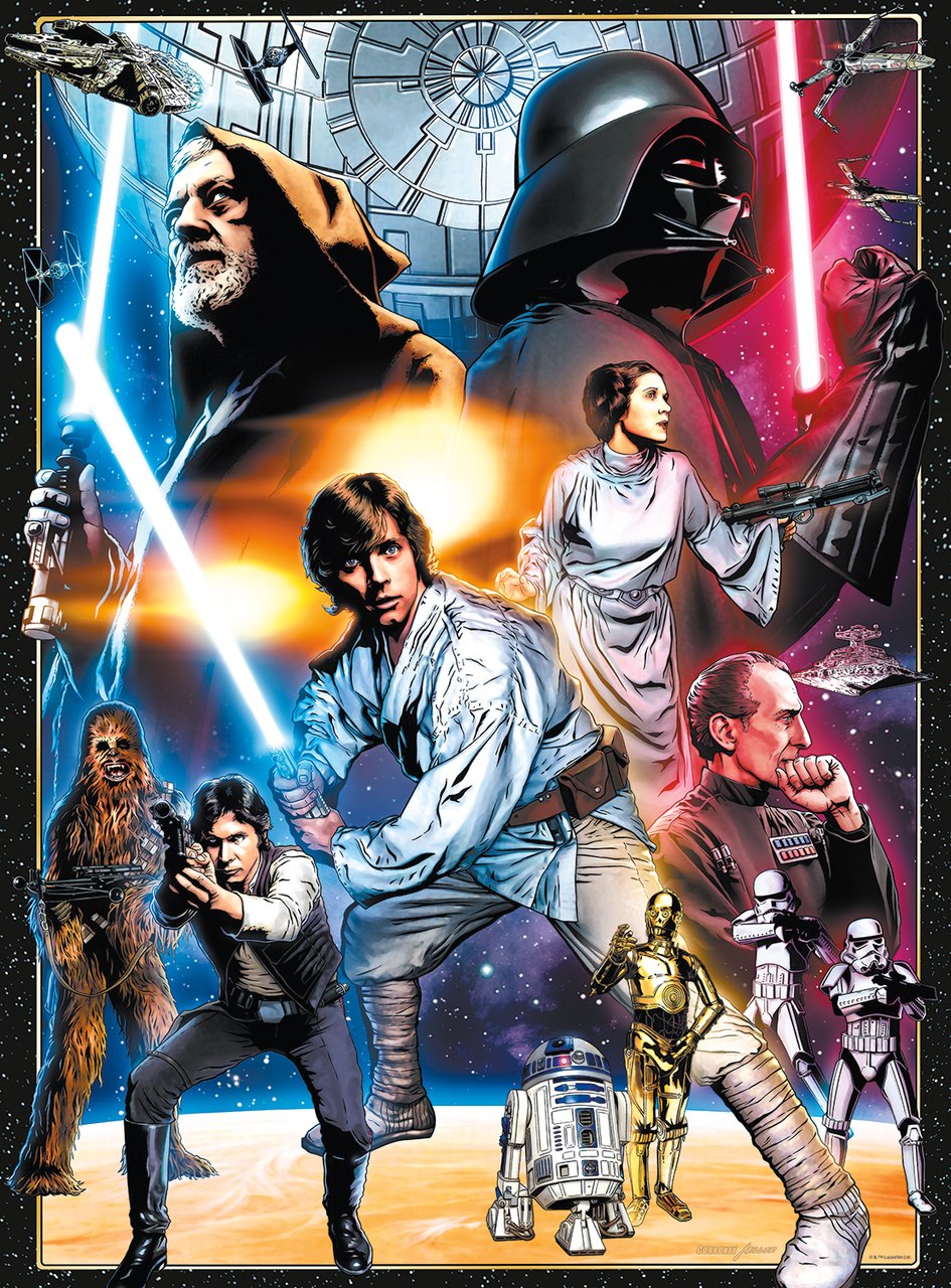 Star Wars:  The Circle Is Now Complete - 1000pc Jigsaw Puzzle By Buffalo Games