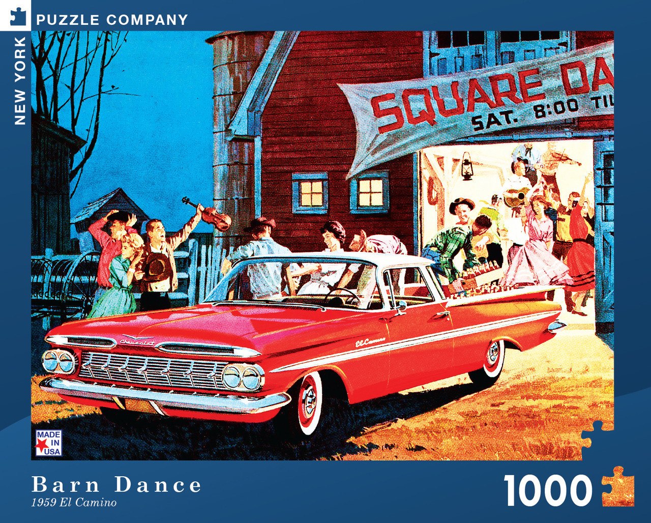 Barn Dance - 1000pc Jigsaw Puzzle by New York Puzzle Company - image 1