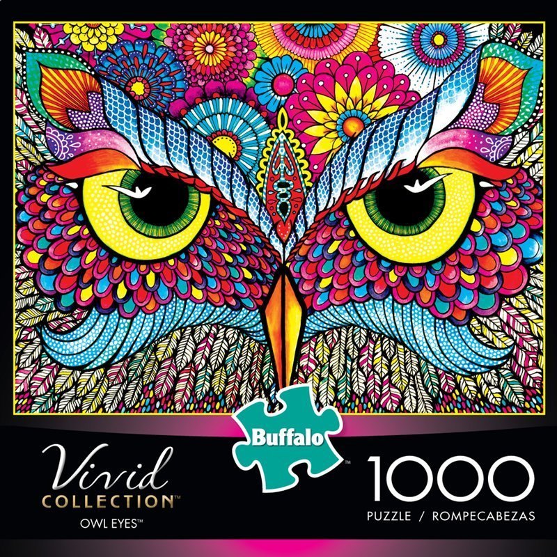 Owl Eyes - 1000pc Jigsaw Puzzle by Buffalo Games - image 1