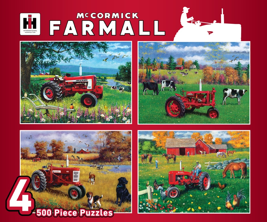 Farmall 4-Pack - 4x 500pc Jigsaw Puzzle by Masterpieces