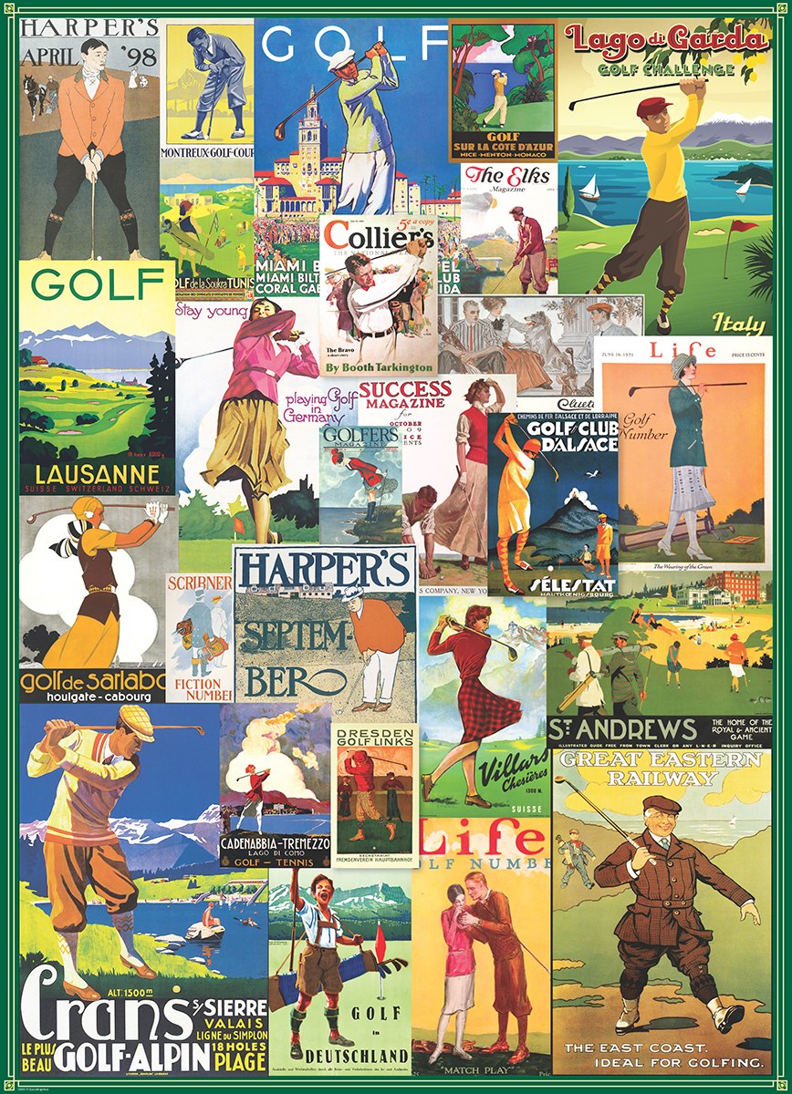 Golf Around the World - 1000pc Jigsaw Puzzle by Eurographics