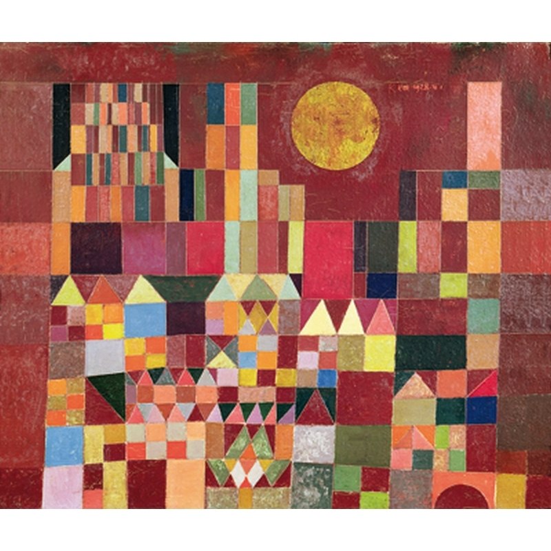 Klee, Castle and Sun - 1000pc Jigsaw Puzzle by Piatnik