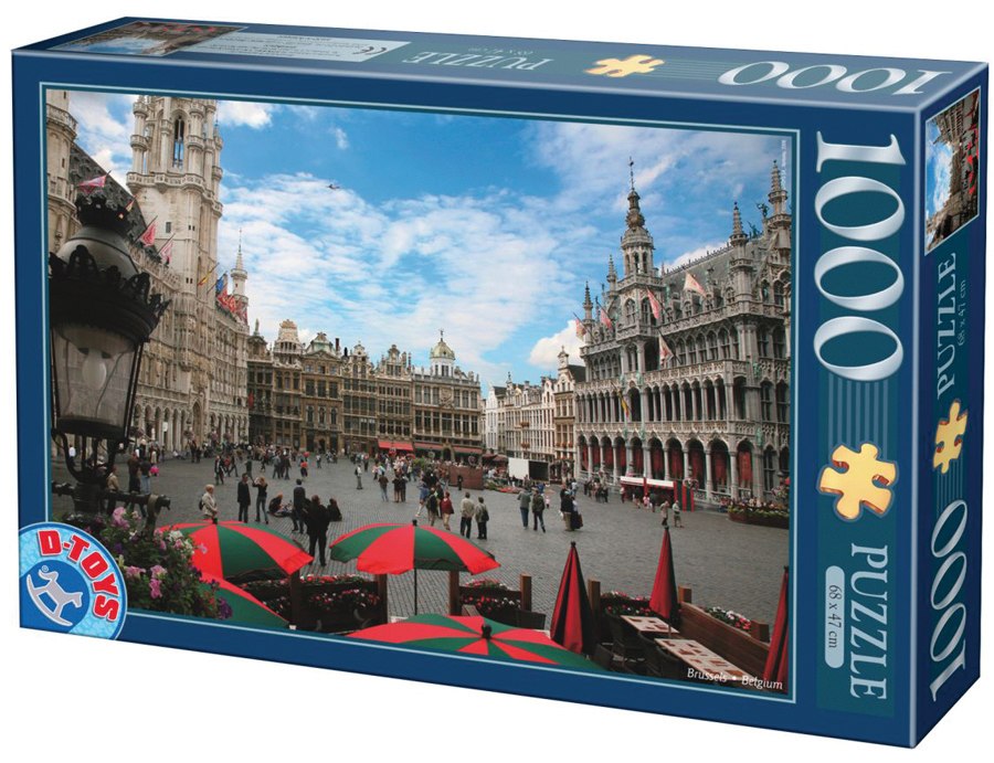 Brussels  - 1000pc Jigsaw Puzzle by D-Toys