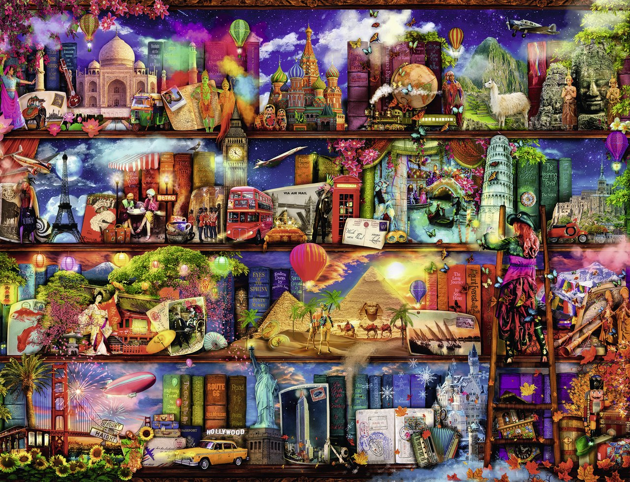 World of Books - 2000pc Jigsaw Puzzle by Ravensburger