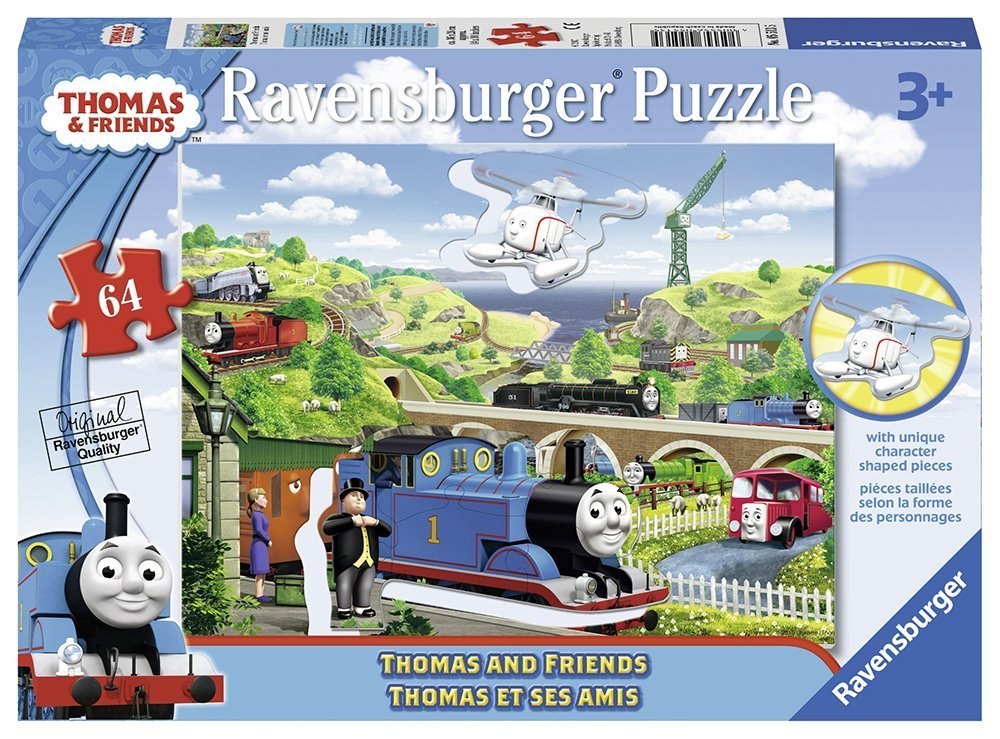 Thomas and Friends: Thomas & Friends -64pc Shaped Character Puzzle by Ravensburger - image 1