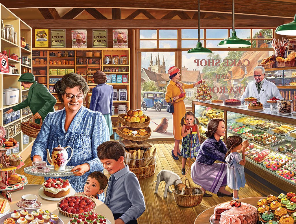 The Cake Shop - 1000pc Jigsaw Puzzle by White Mountain