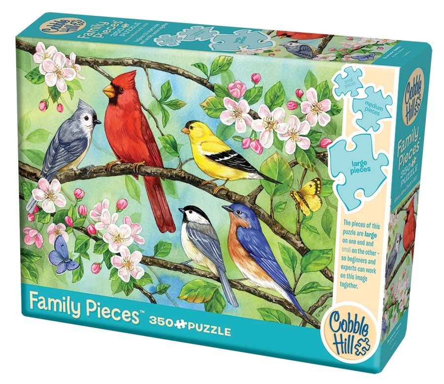 Bloomin' Birds - 350pc Family Jigsaw Puzzle by Cobble Hill  			  					NEW - image 3