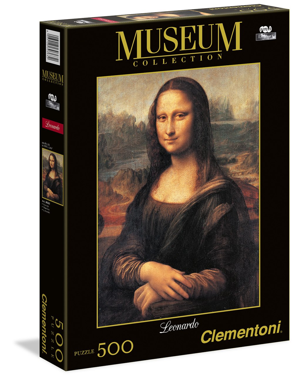 Da Vinci “Mona Lisa”- Museum - 500pc Jigsaw Puzzle by Clementoni - image 1