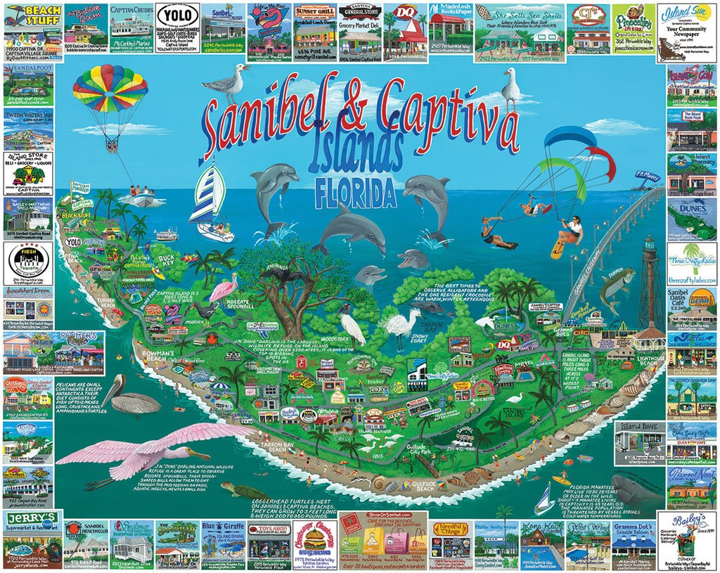 Sanibel & Captiva - 1000pc Jigsaw Puzzle by White Mountain