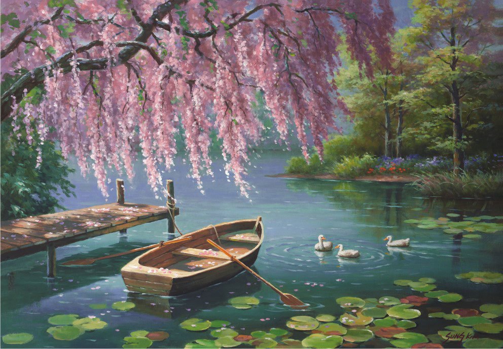 Willow Spring Beauty - 500pc Jigsaw Puzzle by Anatolian