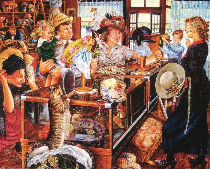 The Millinery Shop - 1000pc Jigsaw Puzzle By Holdson